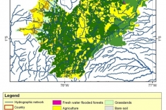 Land cover map.