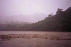 Beni river at Rurrenabaque (flood in february 2001).