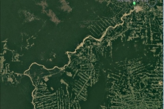 Satellite image of the Madeira basin at the Porto-Velho outlet.